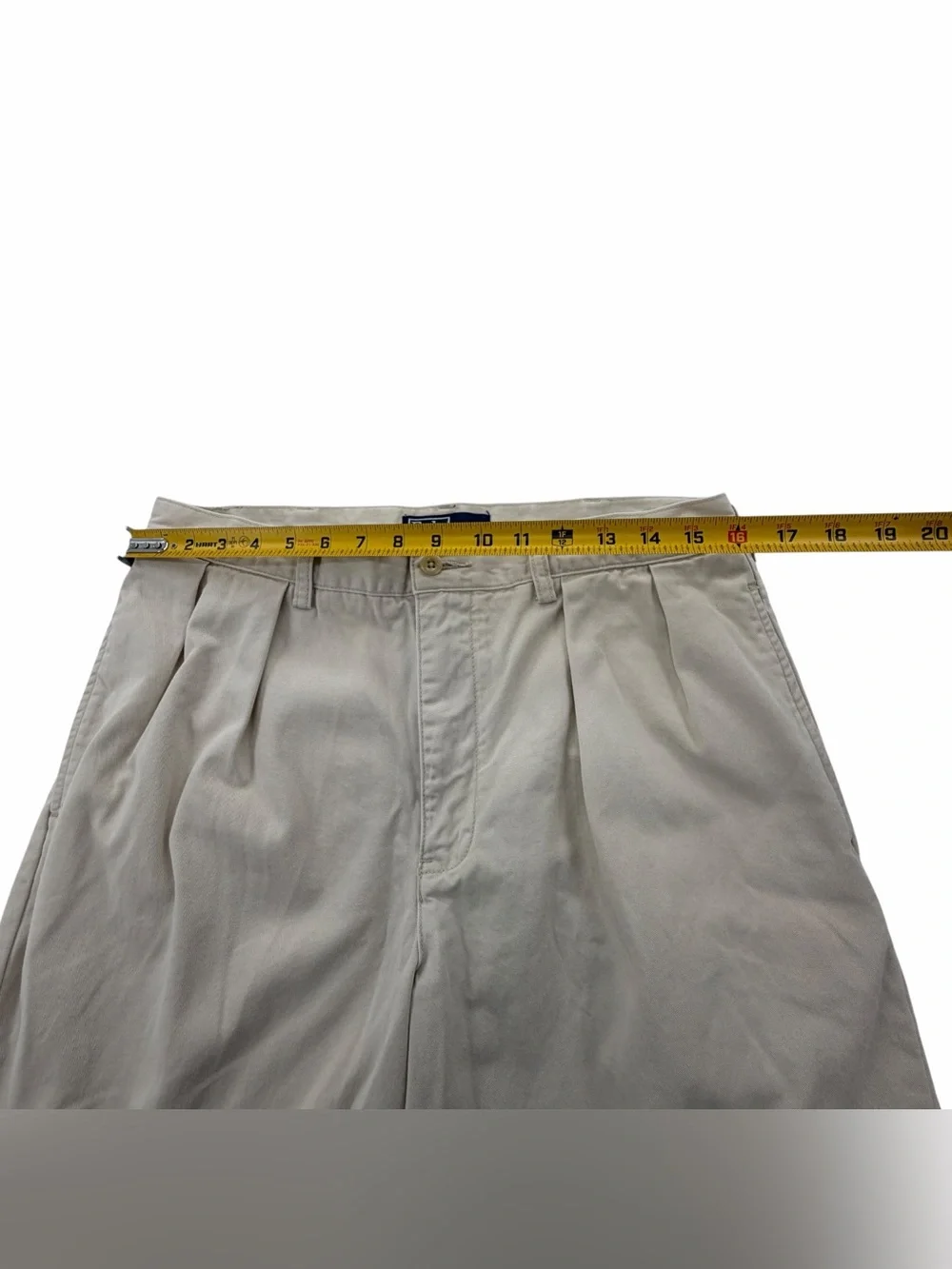 Vintage 90s Polo Ralph Lauren Tyler Pleated Chino Shorts Mens 34
